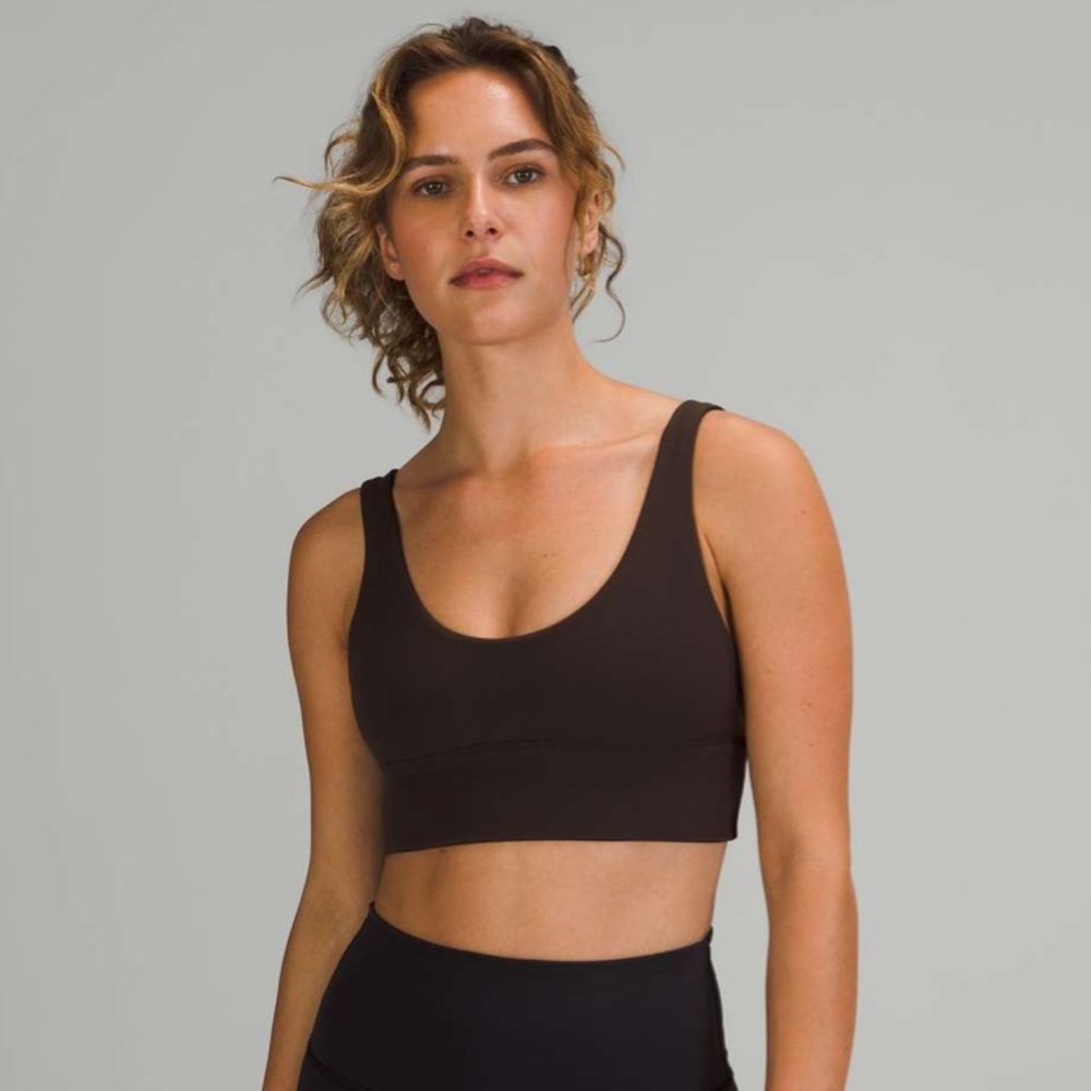 ululemon Align Reversible Bra *Light Support, A/B Cup 8 French Press / Black